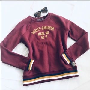 Harley-Davidson MADE ME DO IT PULLOVER SWEATSHIRT